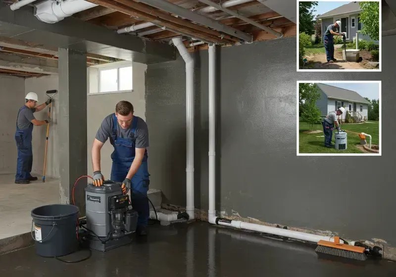 Basement Waterproofing and Flood Prevention process in Highlands, TX